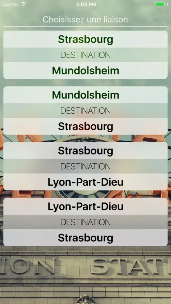 Скриншоты On Time - Pour vos trajets SNCF au quotidien