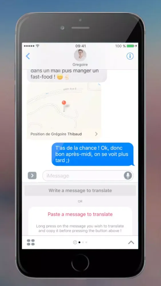 Zrzuty ekranu SMS Translate