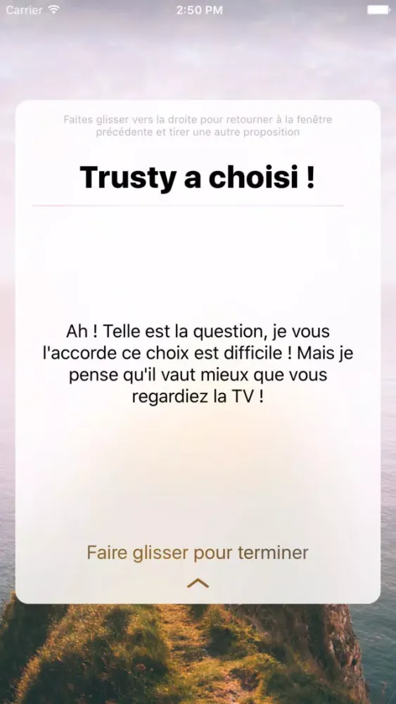 Capturas de pantalla de Trusty - Conseiller personnel