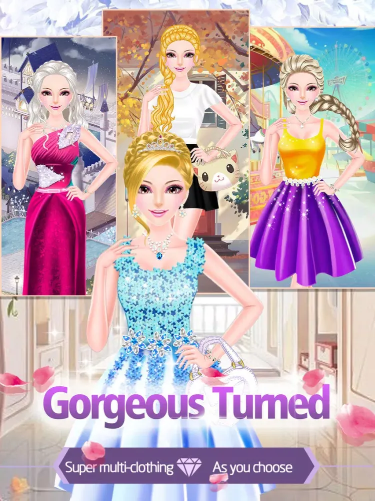 Tangkapan layar Fashion Princess Makeover - Costume Dress Up iPad 