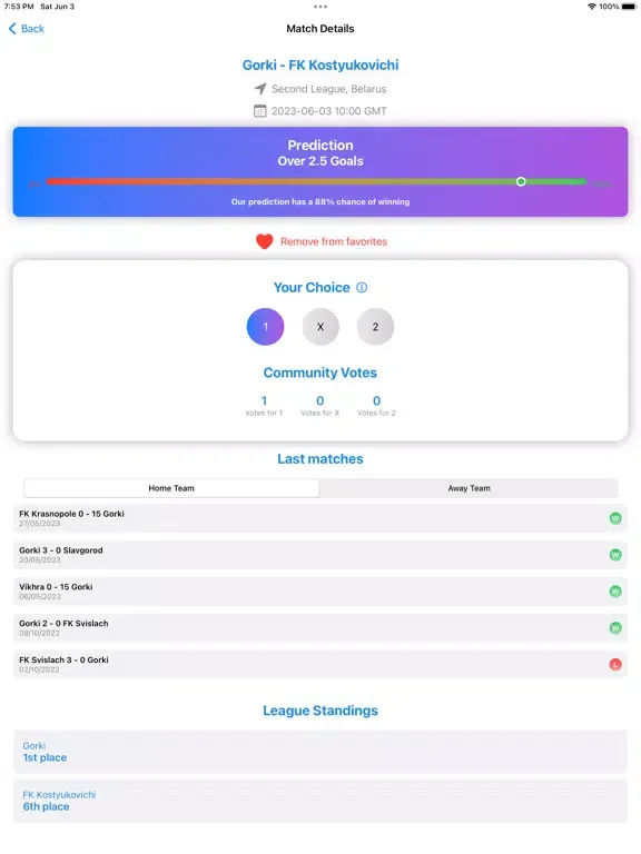 Footy: Betting Tips & Predict iPad Screenshots
