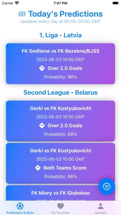 Footy: Betting Tips & Predict Screenshots
