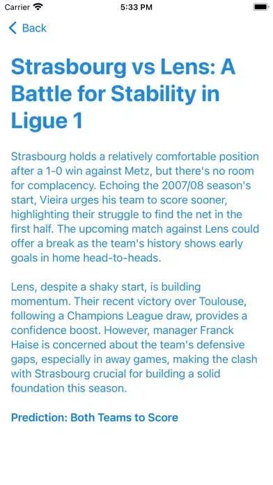 Footy: Betting Tips & Predict Screenshots