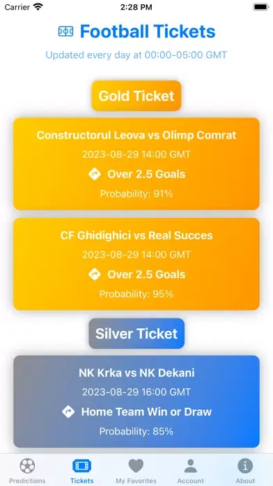 Footy: Betting Tips & Predict Screenshots