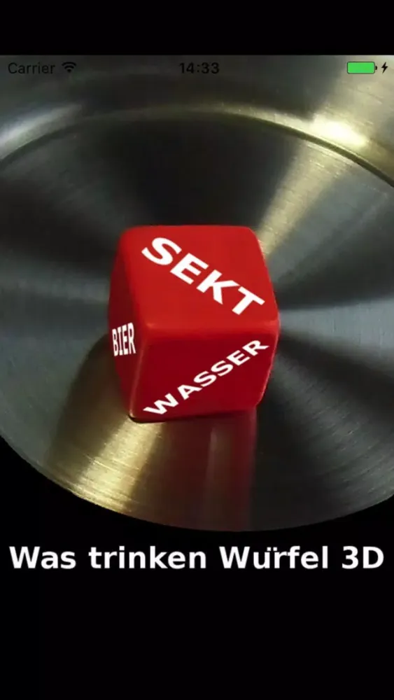 Zrzuty ekranu Was trinken Würfel 3D lite
