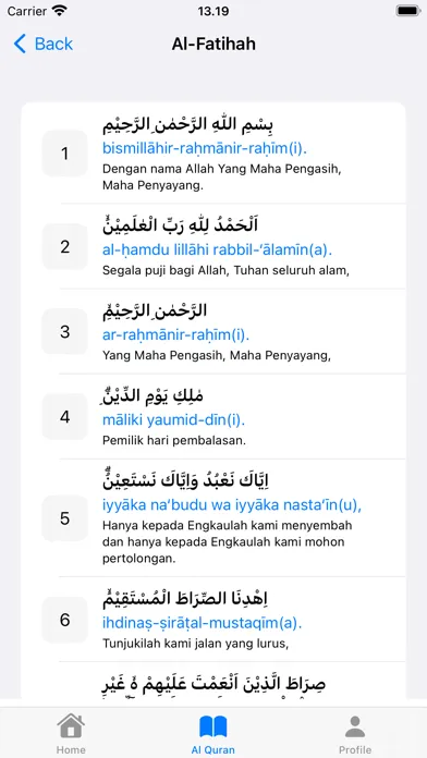 Ảnh chụp màn hình của Ibadah Plus