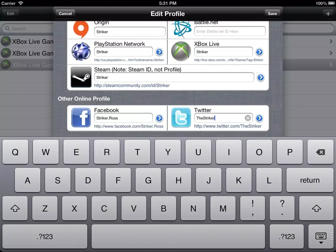 Who's Who? iPad  Screenshots