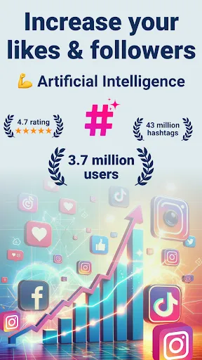 Capturas de tela do Hashtags AI: Follower Booster
