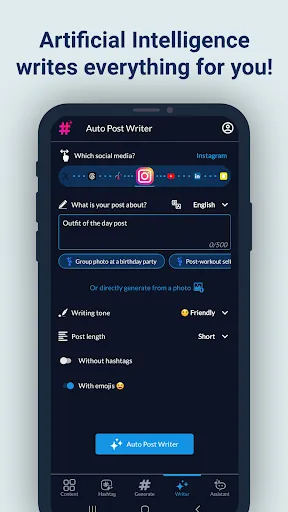 Capturas de tela do Hashtags AI: Follower Booster