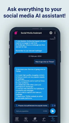 Capturas de tela do Hashtags AI: Follower Booster