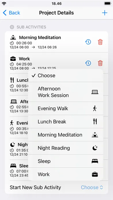 صور Project Manager Track Activity