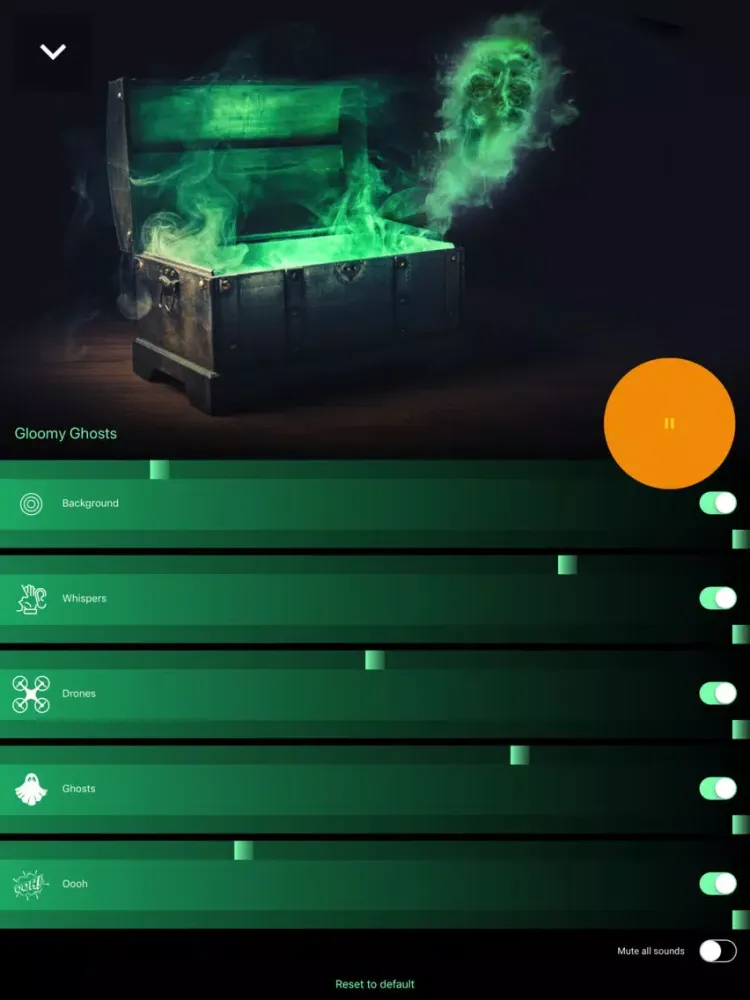 Capturas de pantalla de Haunted House Soundscapes iPad 