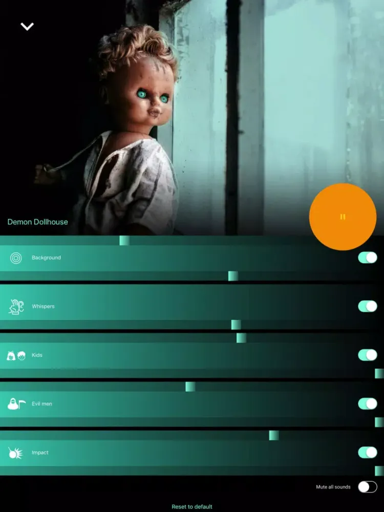Capturas de pantalla de Haunted House Soundscapes iPad 