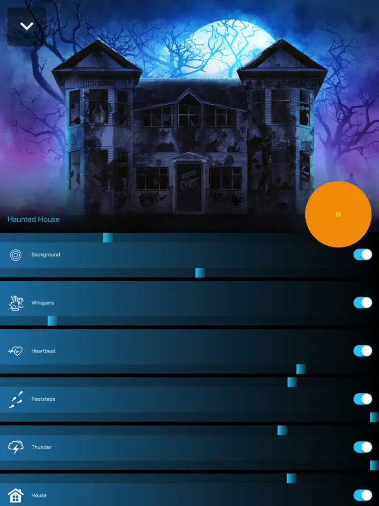 Capturas de pantalla de Haunted House Soundscapes iPad 
