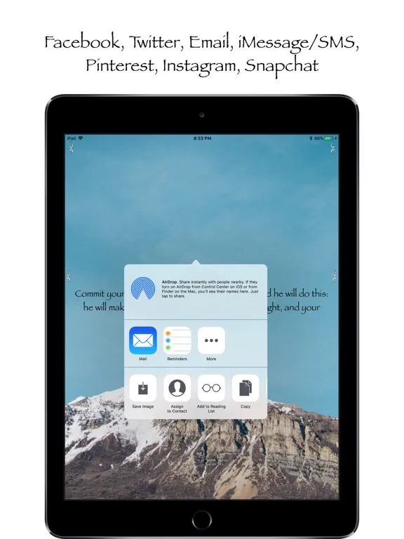 Скриншоты Daily Bible Affirmations iPad 