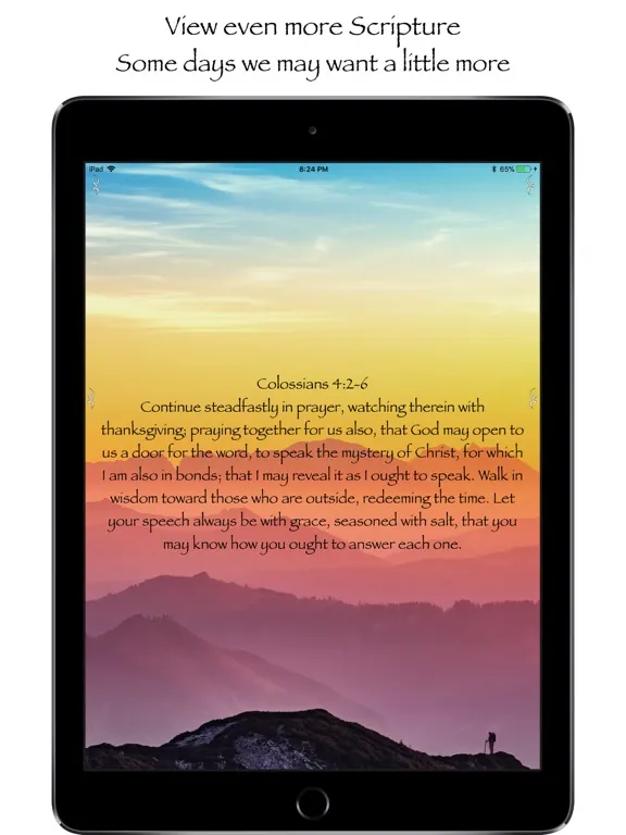 Скриншоты Daily Bible Affirmations iPad 