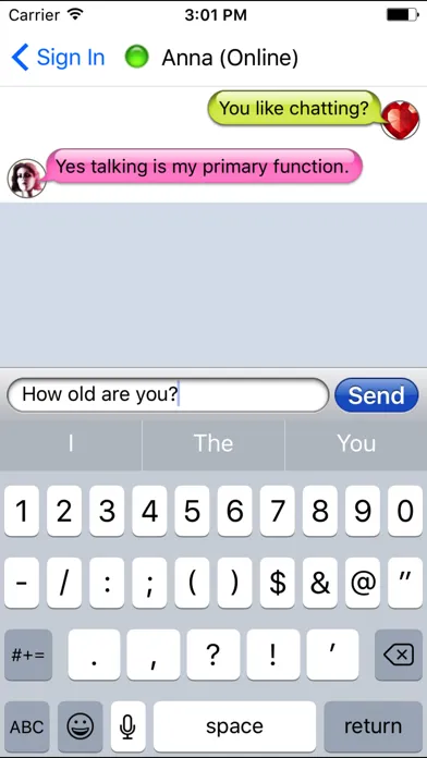 Capturas de pantalla de Chat With Anna