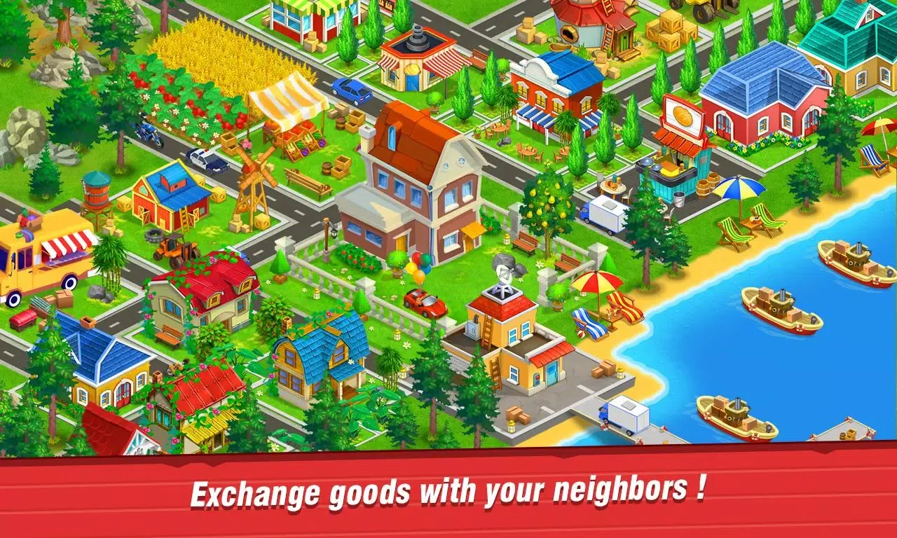 Tangkapan skrin Farm Town