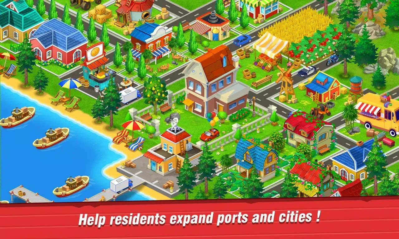 Tangkapan skrin Farm Town