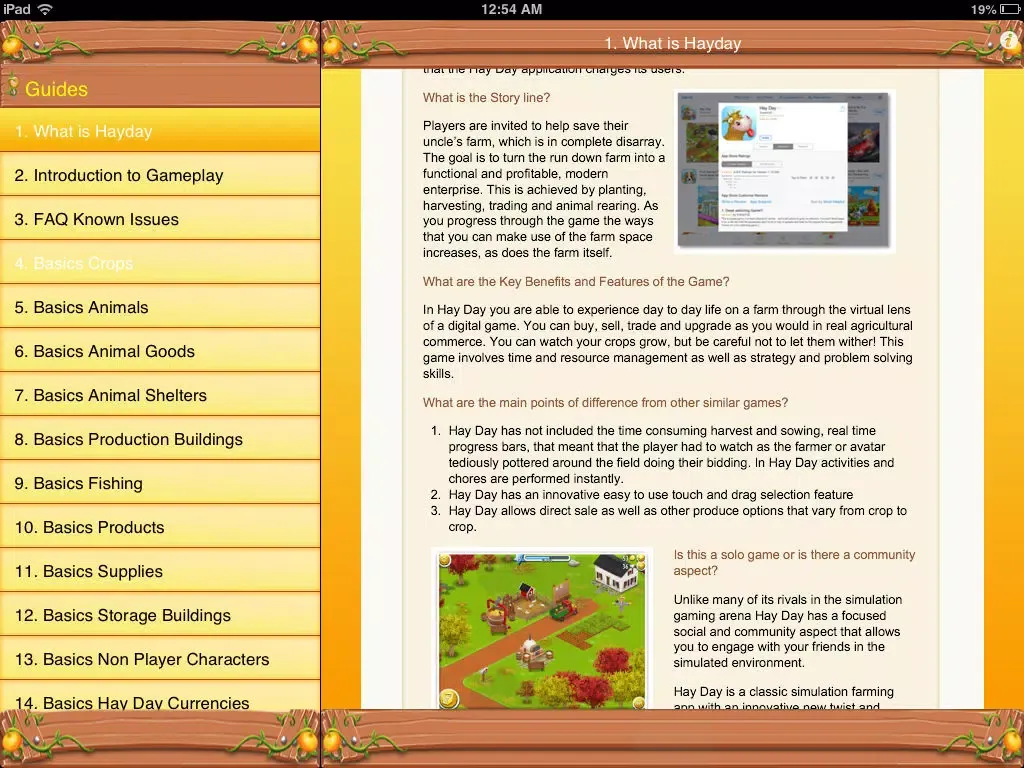 Ảnh chụp màn hình của Guide for Hay Day! iPad 