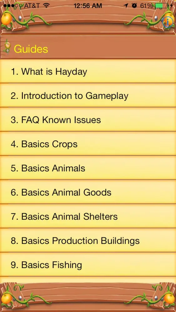 Ảnh chụp màn hình của Guide for Hay Day!