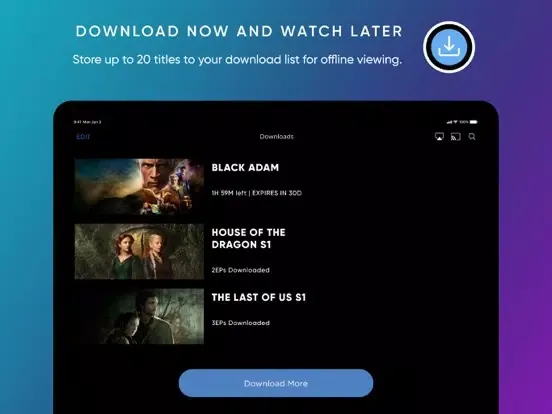 HBO GO iPad  स्क्रीनशॉट