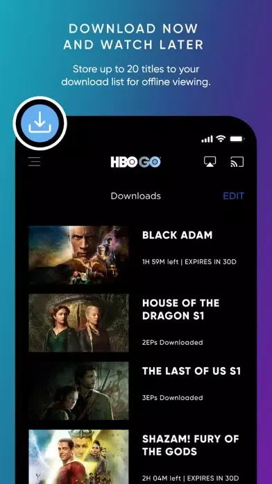 HBO GO स्क्रीनशॉट