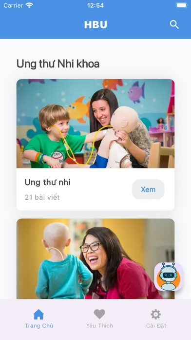 Screenshot di Ung thư trẻ em - Sapiai App