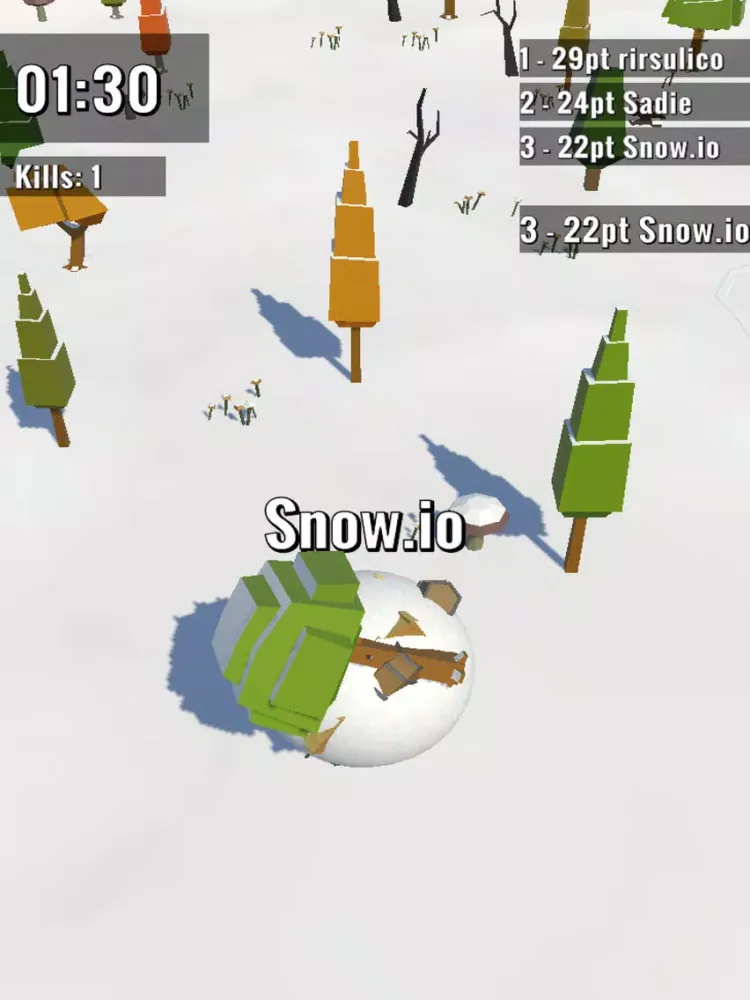 Ảnh chụp màn hình của Snow.io iPad 