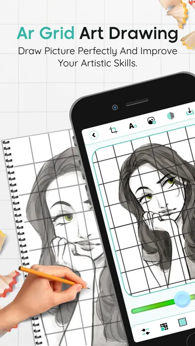 AR Grid Art : Grid Drawing Art スクリーンショット