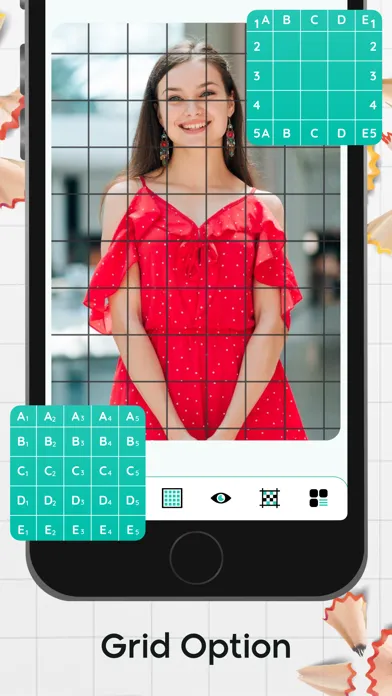 AR Grid Art : Grid Drawing Art スクリーンショット