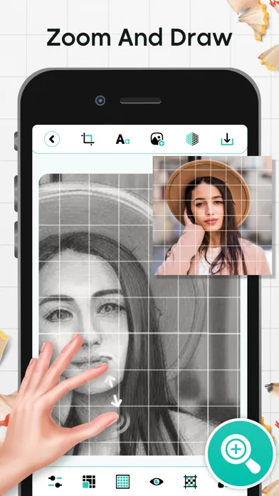 AR Grid Art : Grid Drawing Art スクリーンショット