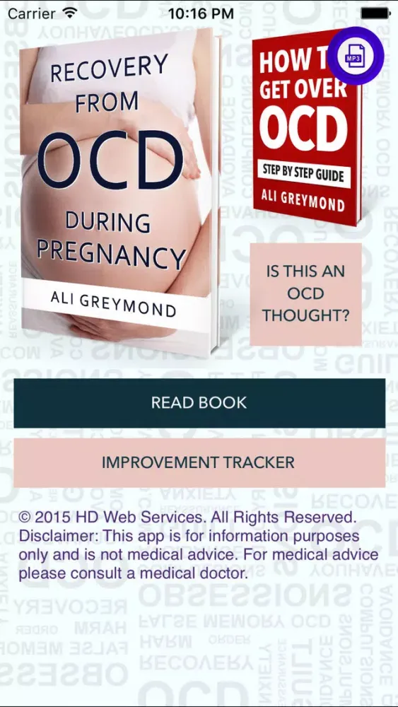 Zrzuty ekranu OCD During Pregnancy