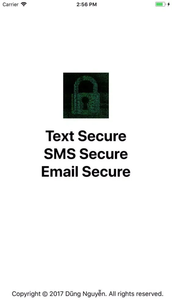 Скриншоты Text Secure