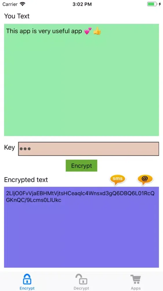 Скриншоты Text Secure