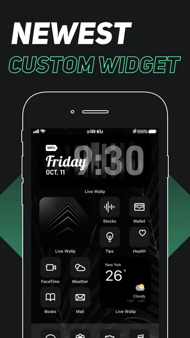 LiveWallp Widget – Themes DIY سکرین شاٹس