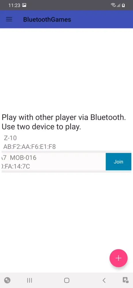 Capturas de pantalla de Bluetooth Games All in one