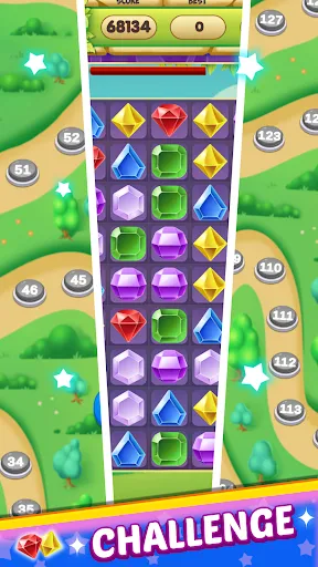 Jewel Hall - Match 3 Games Ekran Görüntüleri