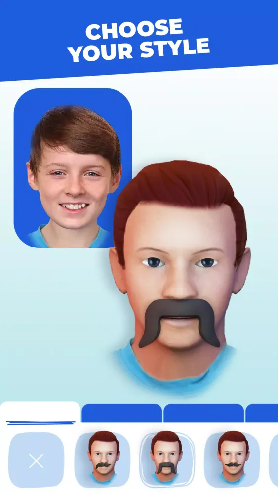 Head morph: photo warp 3D face Ekran Görüntüleri