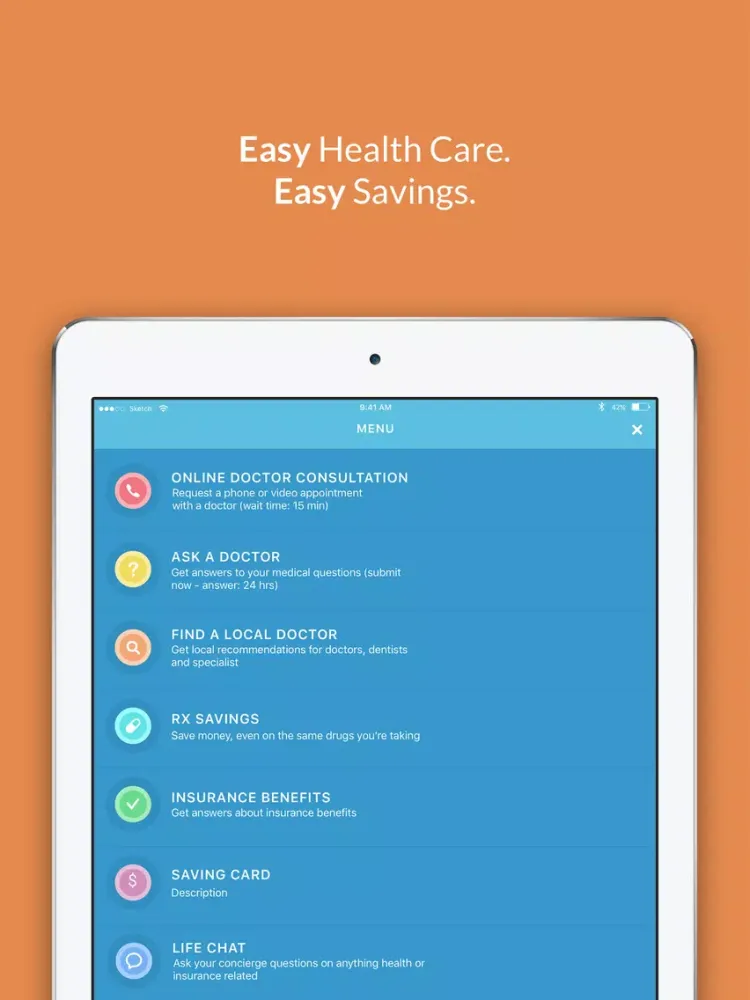 SecureAssist by HealthJoy iPad 应用截图