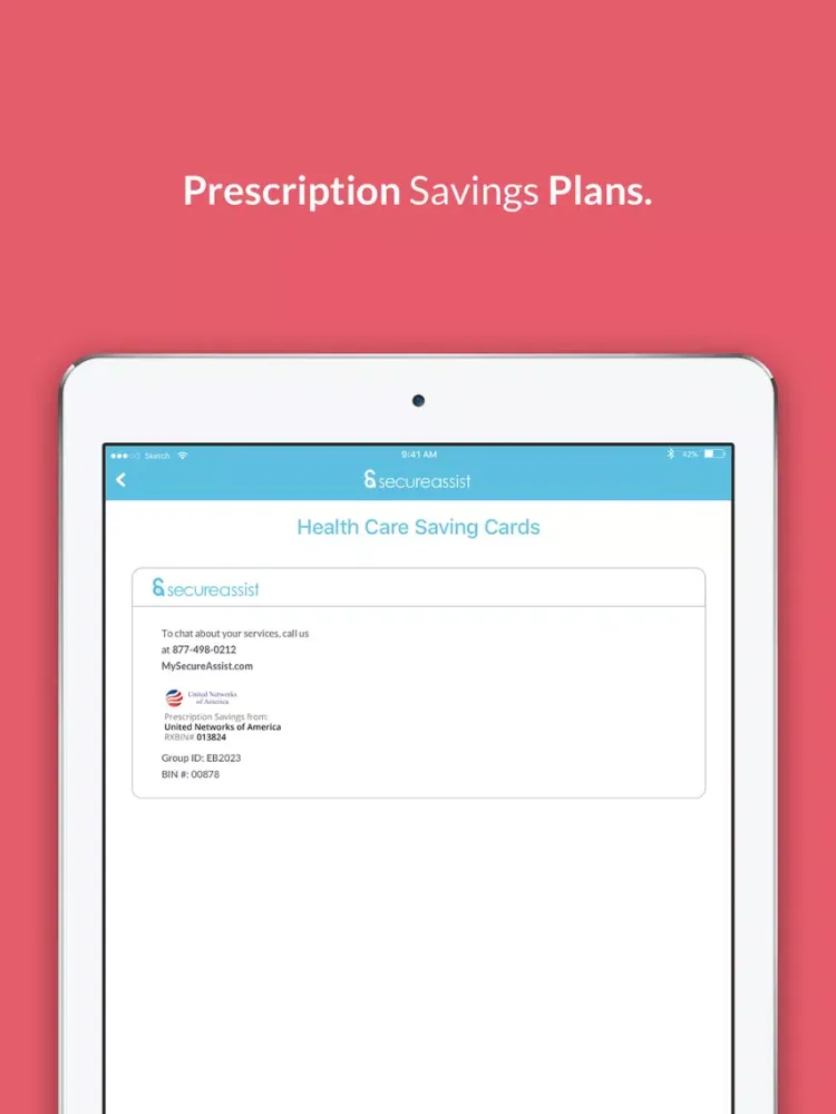 SecureAssist by HealthJoy iPad 应用截图