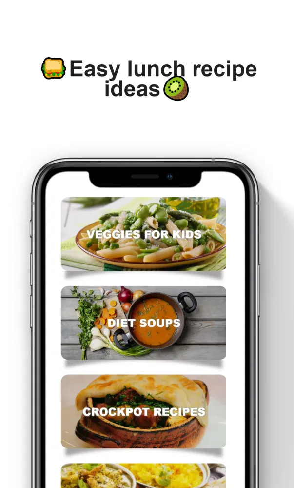Capturas de pantalla de Lunch recipes app