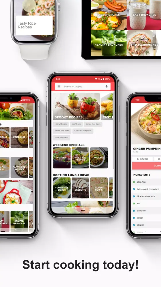 Capturas de pantalla de Lunch recipes app