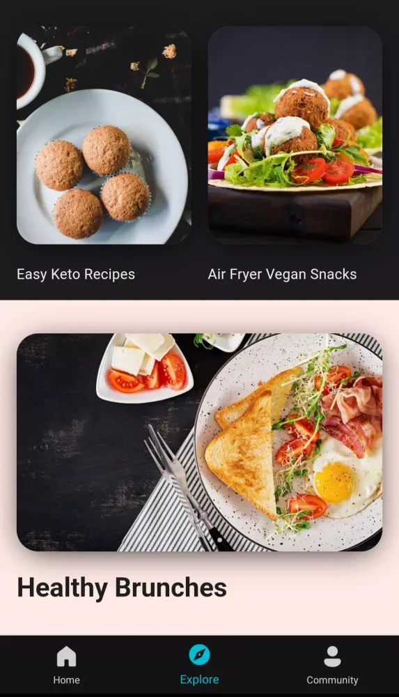 Ảnh chụp màn hình của Healthy Recipes & Meal Plans