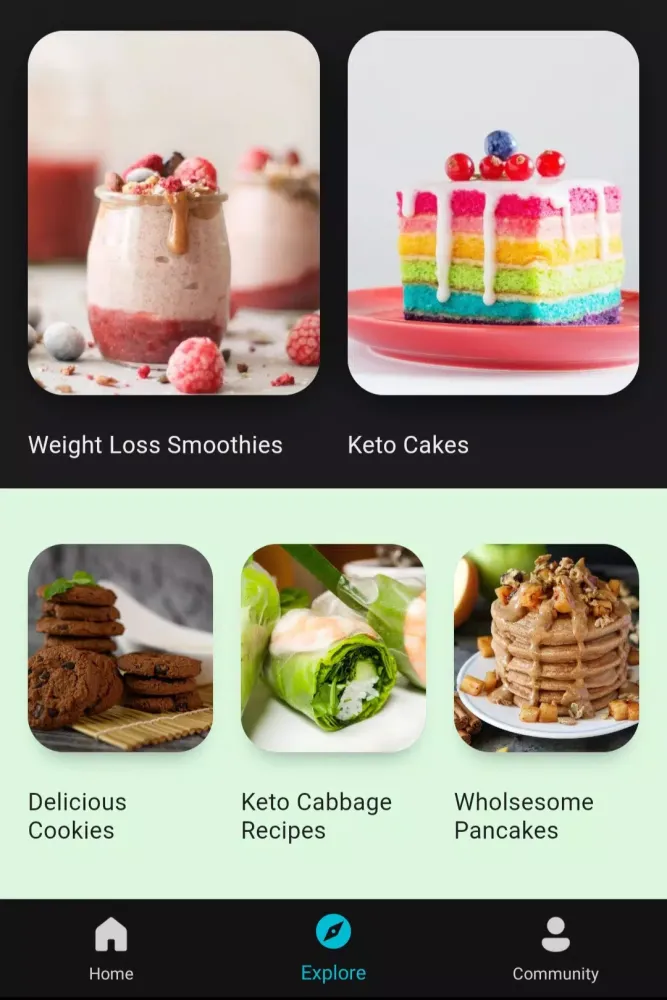 Ảnh chụp màn hình của Healthy Recipes & Meal Plans