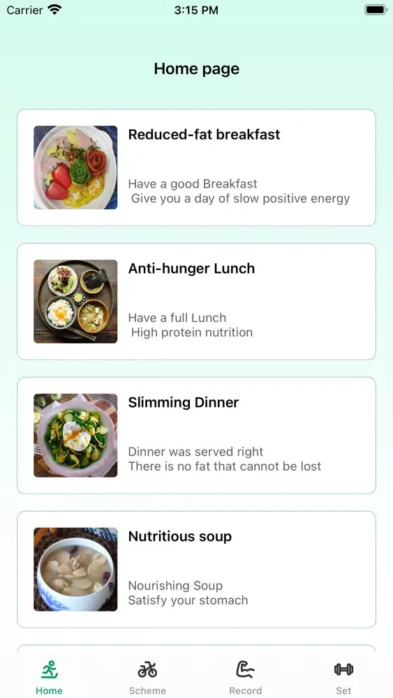 Скриншоты Thin Healthy fat loss meal