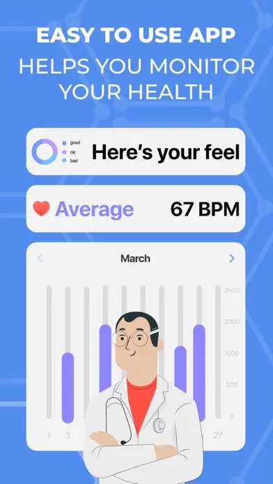 Capturas de tela do Heart Analyzer: Stress Monitor