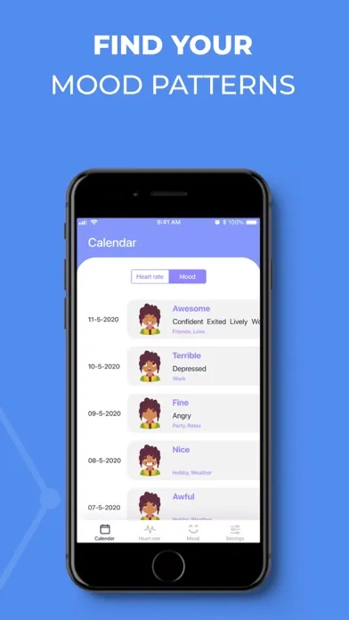 Capturas de tela do Heart Analyzer: Stress Monitor
