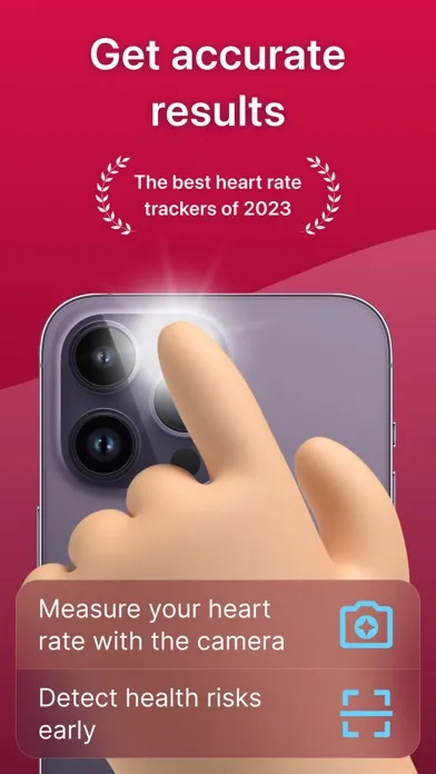 Captures d'écran de Pulse Tracker, Heart rate APP