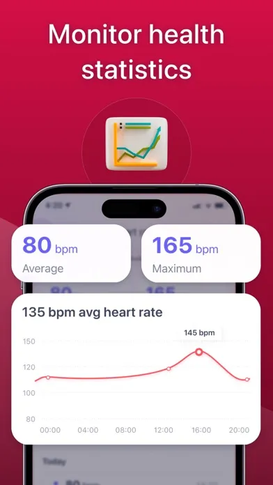 Captures d'écran de Pulse Tracker, Heart rate APP